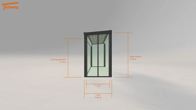 #DE Schweng Terrassenüberdachung S400 (ID x79k5y)