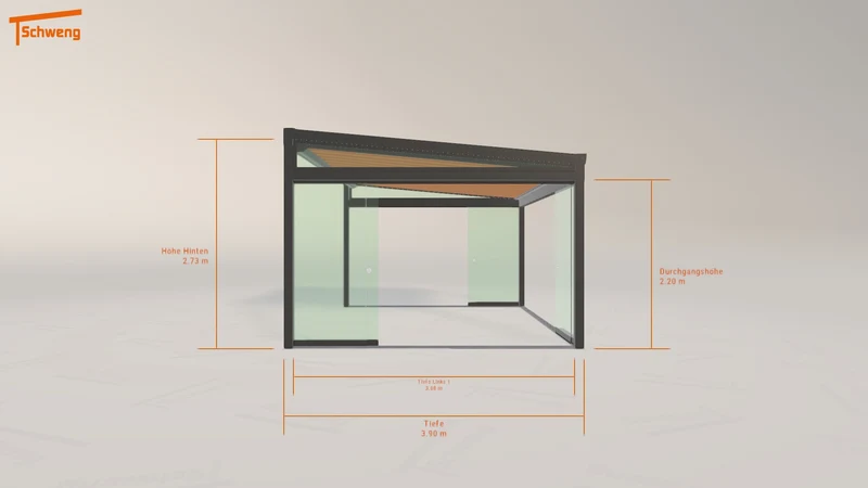 #AT Schweng Terrassenüberdachung S400 (ID bkqppq)