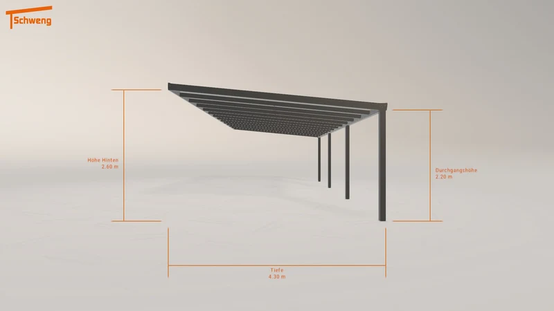 #DE Schweng Terrassenüberdachung S400 (ID qdyv8v)