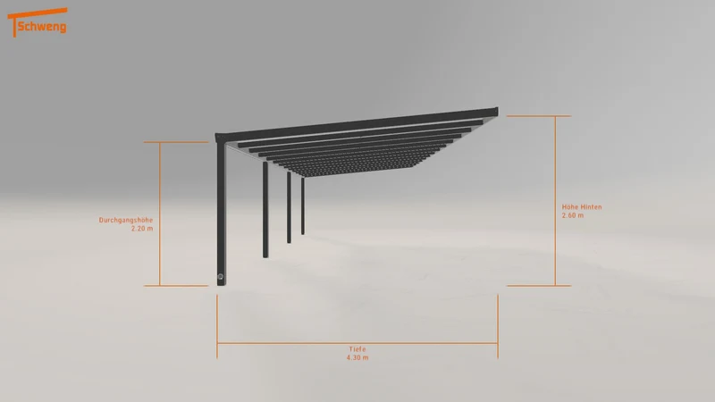 #DE Schweng Terrassenüberdachung S400 (ID qdyv8v)