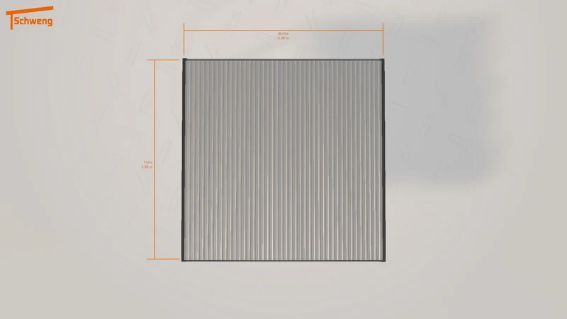 #DE Schweng Flachdachcarport C600+ (ID 42xw3v)