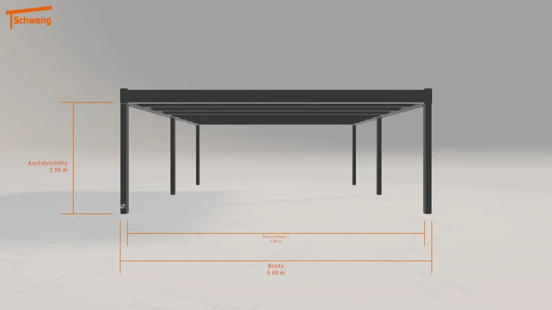 #DE Schweng Flachdachcarport C600 (ID 77wbpq) #MTG