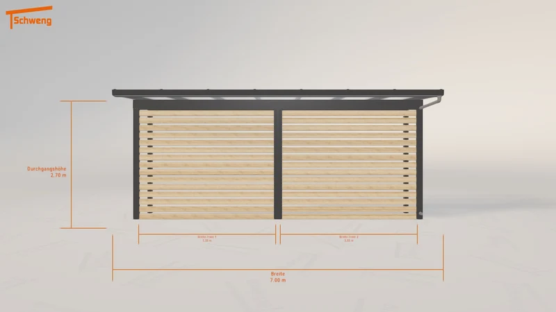 #CH Schweng Pultdachcarport S350 (ID g73pq8) #MTG