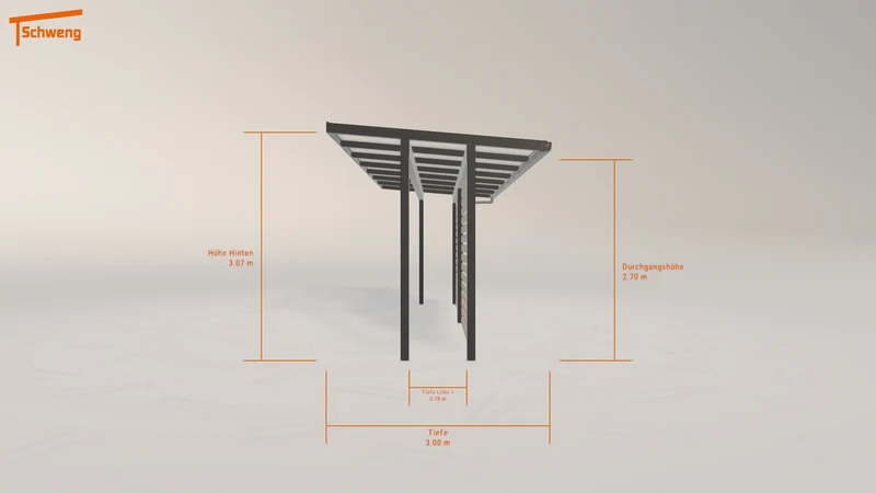 #CH Schweng Pultdachcarport S350 (ID g73pq8) #MTG