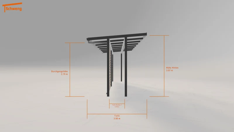 #CH Schweng Pultdachcarport S350 (ID g73pq8) #MTG