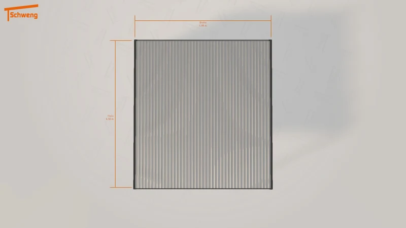 #DE Schweng Flachdachcarport C600 (ID mjprn4)
