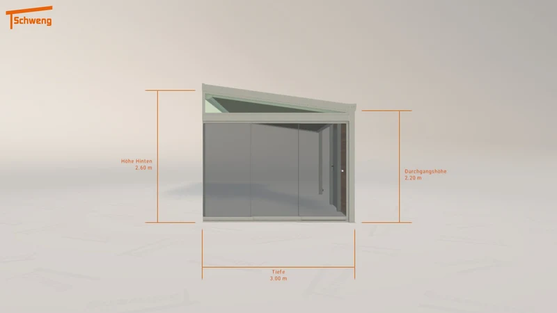 #DE Schweng Terrassenüberdachung S400 (ID jjprbq)