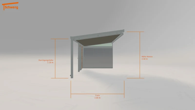 #DE Schweng Terrassenüberdachung S400 (ID jjprbq)