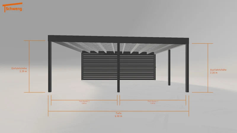 #DE Schweng Flachdachcarport C600 (ID ygy7bb) #MTG