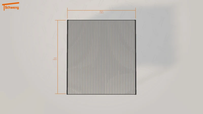 #DE Schweng Flachdachcarport C600 (ID 2q5bwy) #MTG