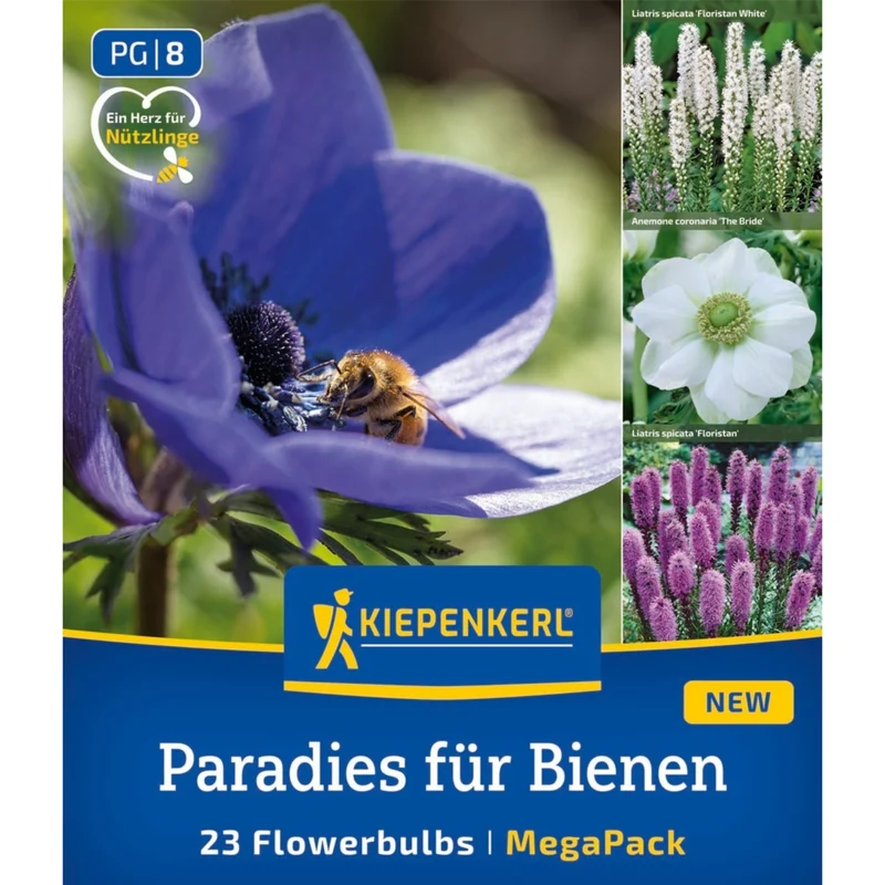 Kiepenkerl Blumenzwiebelmischung "Paradies für Bienen", Mega-Pack