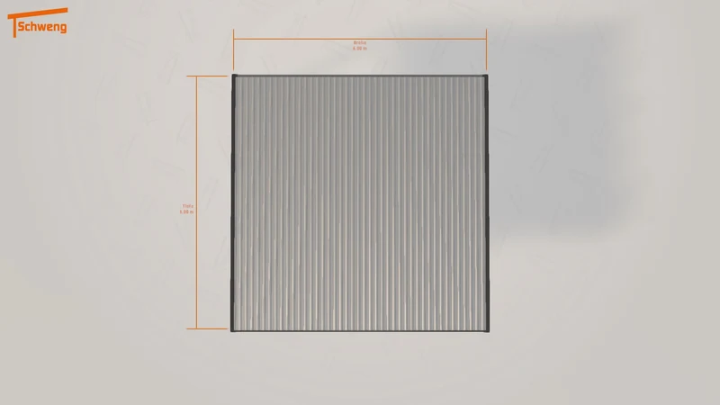 #DE Schweng Flachdachcarport C600+ (ID w32pbg) #MTG