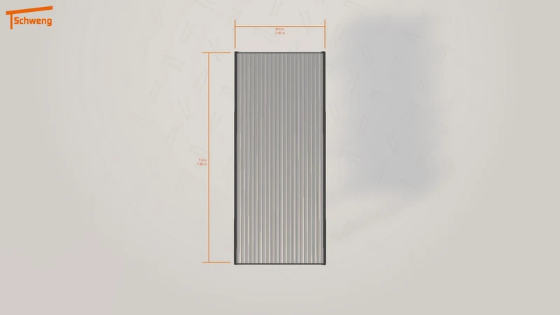 #DE Schweng Flachdachcarport C600 (ID 42xx2y)