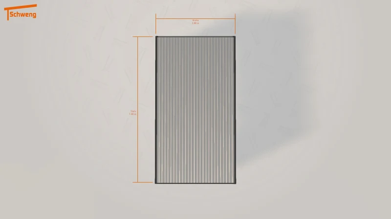#DE Schweng Flachdachcarport C600 (ID 77ww45) #MTG