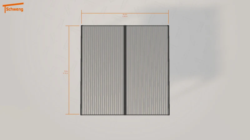 #DE Schweng Flachdachcarport C600+ (ID 859bnq) #MTG