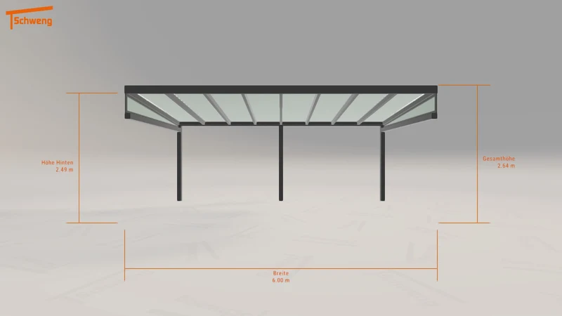 #DE Schweng Terrassenüberdachung S350 (ID 77w9x7)