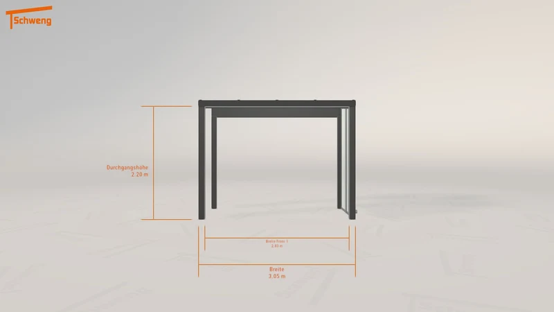 #DE Schweng Terrassenüberdachung S350 (ID 9wy53q)