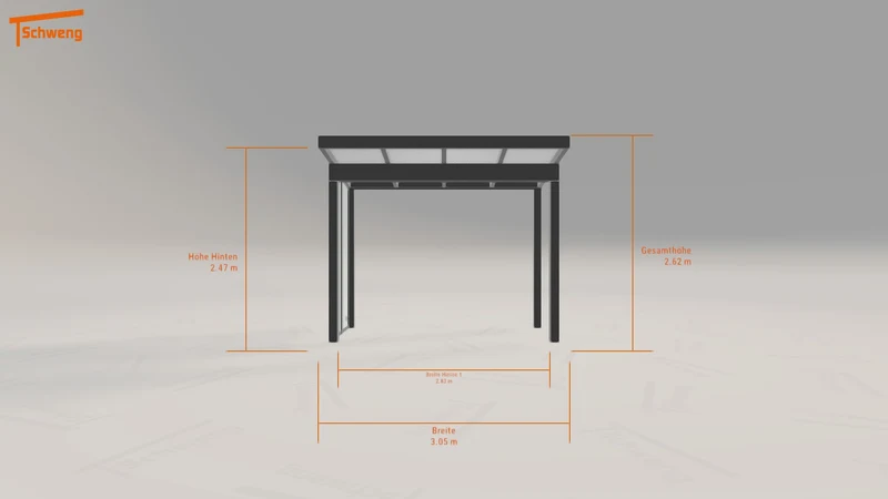#DE Schweng Terrassenüberdachung S350 (ID 9wy53q)