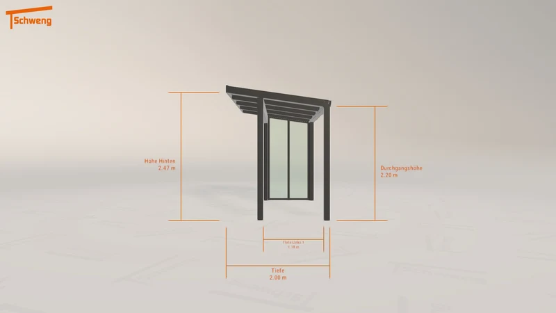 #DE Schweng Terrassenüberdachung S350 (ID 9wy53q)
