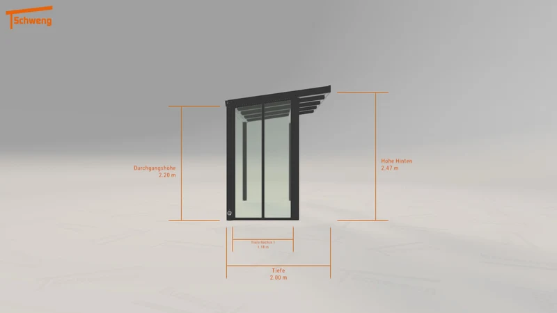 #DE Schweng Terrassenüberdachung S350 (ID 9wy53q)