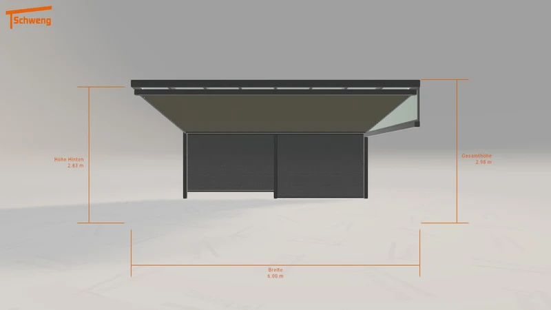 #DE Schweng Terrassenüberdachung S400 (ID jjp3rq)