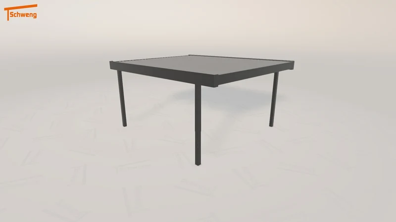 #DE Schweng Flachdachcarport C600 (ID qdy3ww)