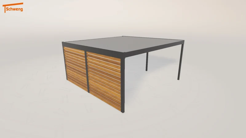 #DE Schweng Flachdachcarport C600+ (ID 42xj57) #MTG