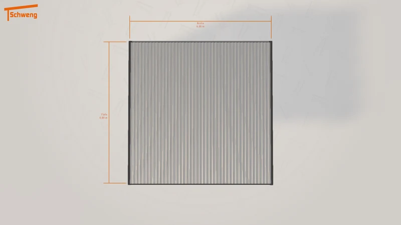#DE Schweng Flachdachcarport C600+ (ID 42xj57) #MTG
