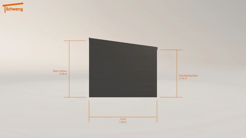 #DE Schweng Pultdachcarport S350 (ID qdyw78)