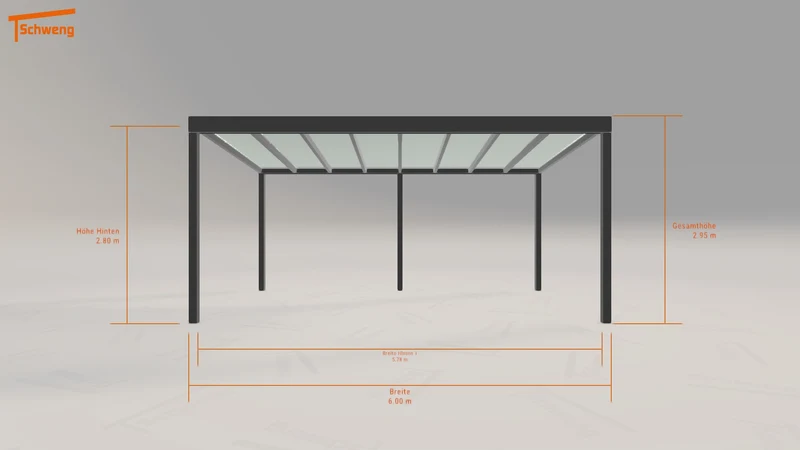 #DE Schweng Terrassenüberdachung S400 (ID rj5wb2)