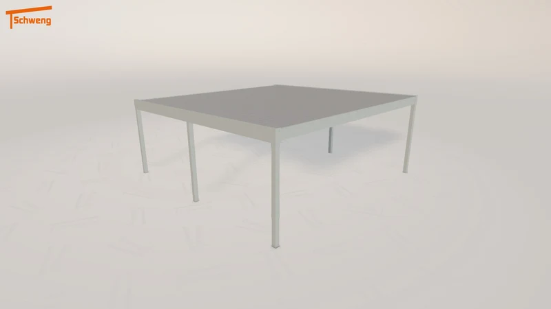 #DE Schweng Flachdachcarport C600+ (ID ygy2jg)