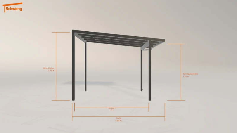 #DE Schweng Pultdachcarport S400 (ID dvq8zy) #MTG
