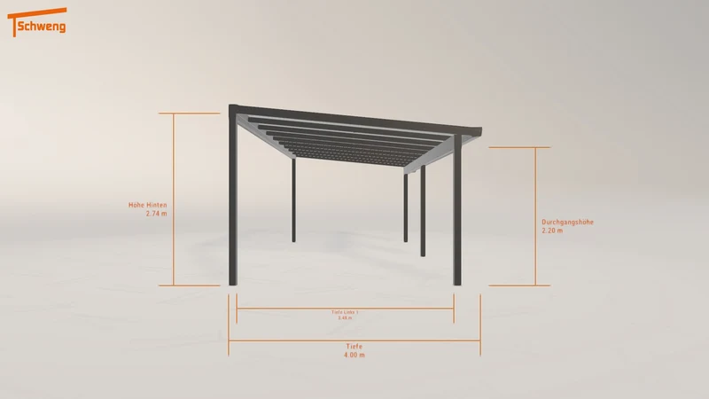 #DE Schweng Terrassenüberdachung S400 (ID rj5wjg)