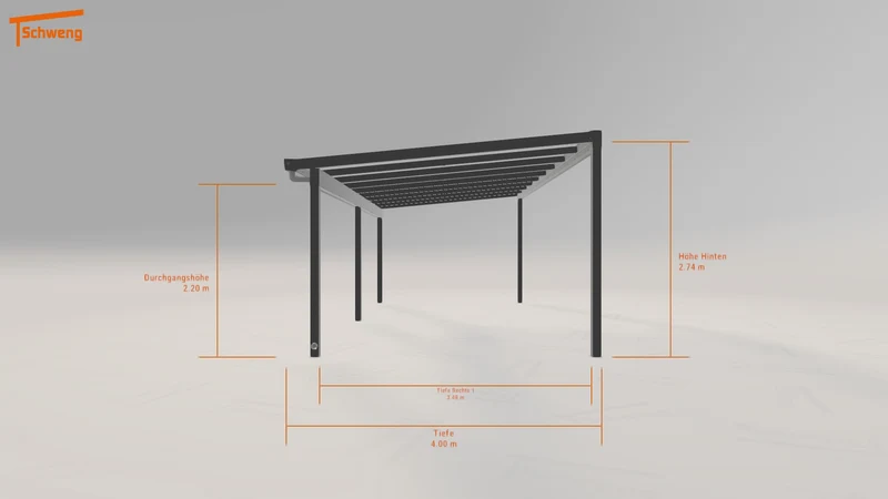 #DE Schweng Terrassenüberdachung S400 (ID rj5wjg)