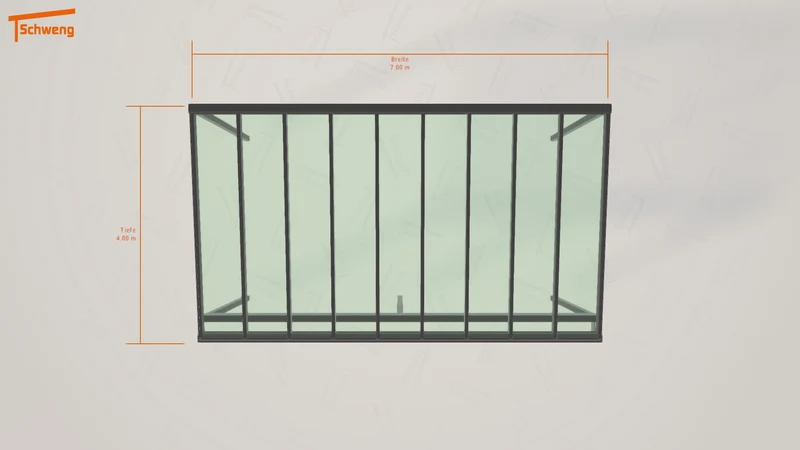 #DE Schweng Terrassenüberdachung S400 (ID rj5wjg)