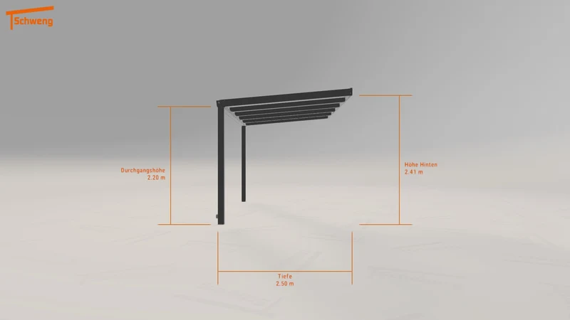 #DE Schweng Terrassenüberdachung S350 (ID v4j5yn)