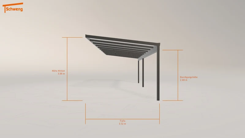 #DE Schweng Terrassenüberdachung S400 (ID 859j4x)