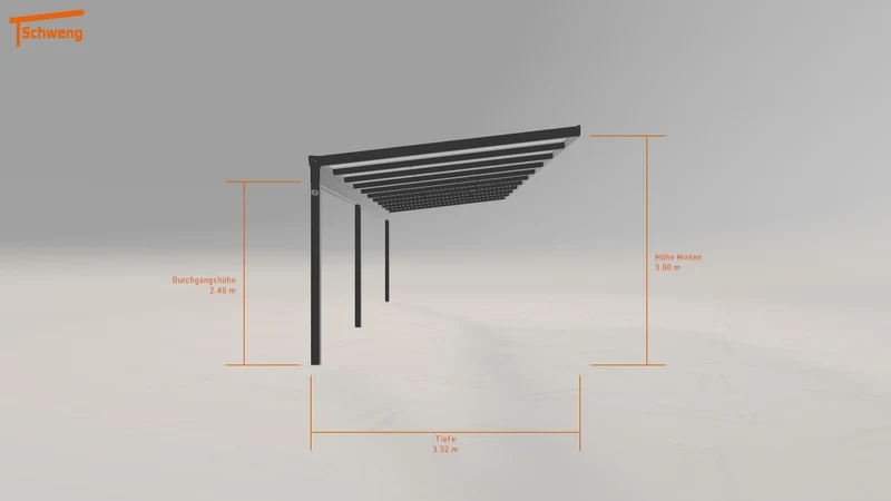 #DE Schweng Terrassenüberdachung S400 (ID 859j4x)