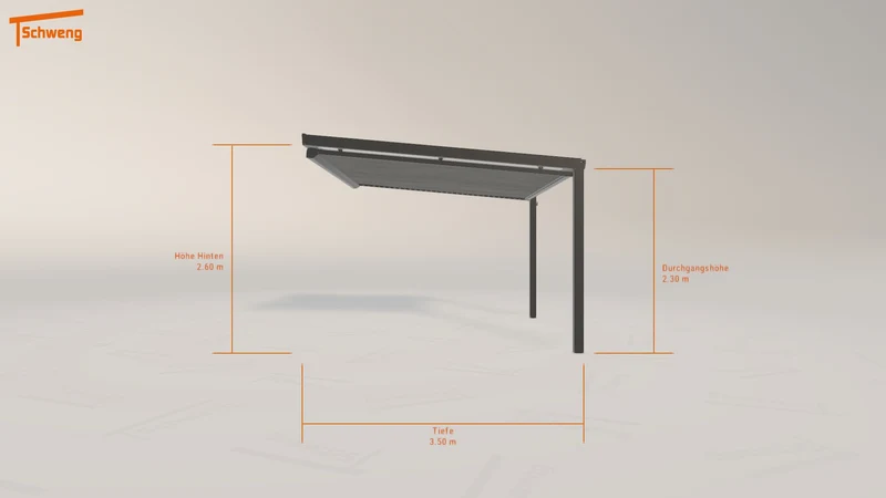 #DE Schweng Terrassenüberdachung S350 (ID 859jg7)