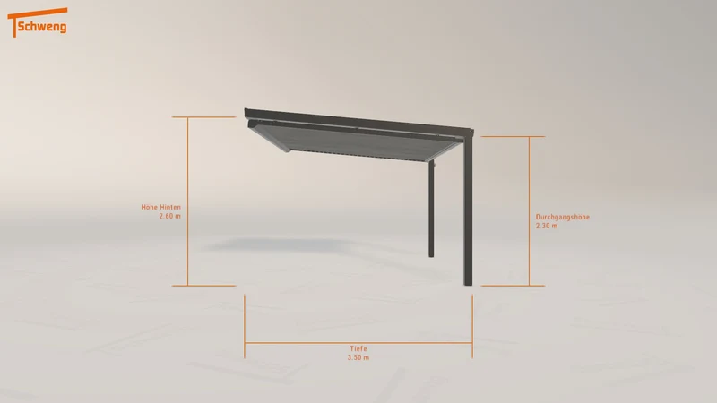#DE Schweng Terrassenüberdachung S350 (ID 9wyr9y)