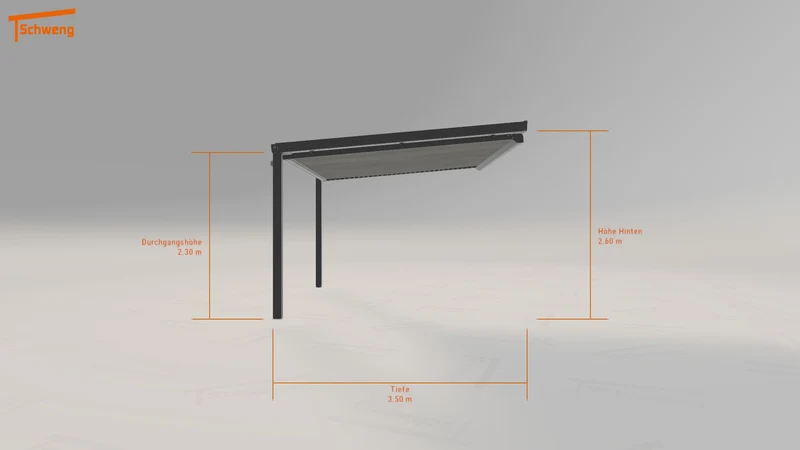#DE Schweng Terrassenüberdachung S350 (ID 9wyr9y)