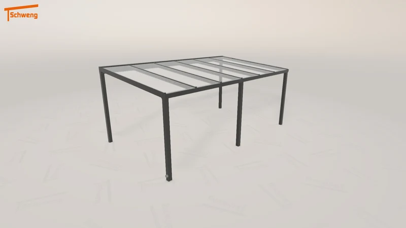 #DE Schweng Pultdachcarport S350 (ID zb533w)