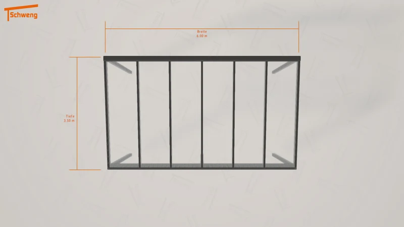 #DE Schweng Pultdachcarport S350 (ID zb533w)