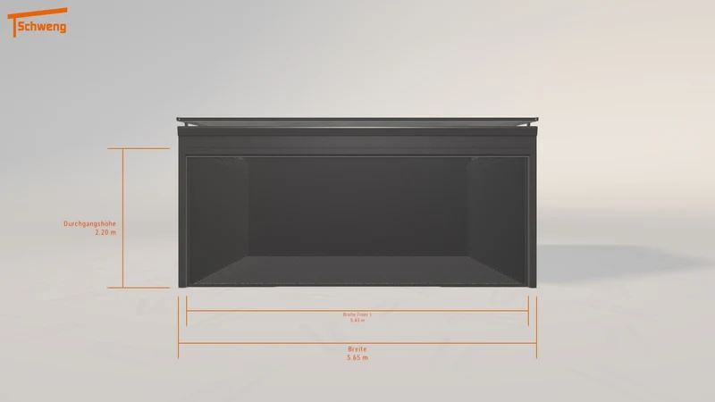 #DE Schweng Terrassenüberdachung S400 (ID n5dv9j)