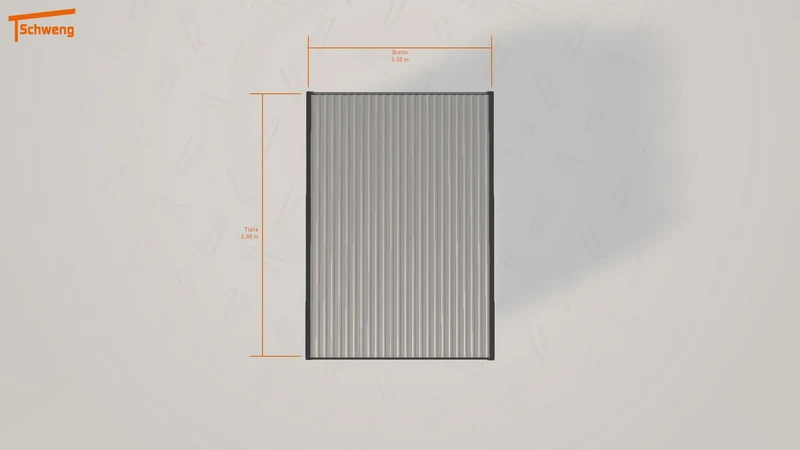#DE Schweng Flachdachcarport C600 (ID dvqdnm)