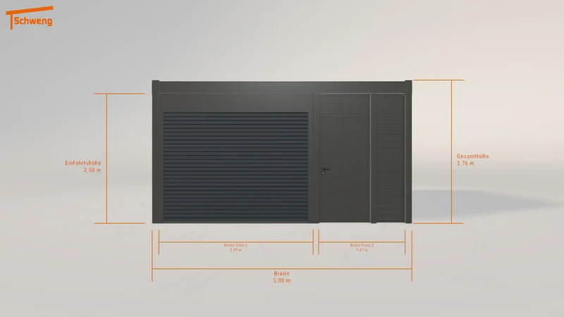 #DE Schweng Flachdachcarport C600 (ID 3372kq) #MTG