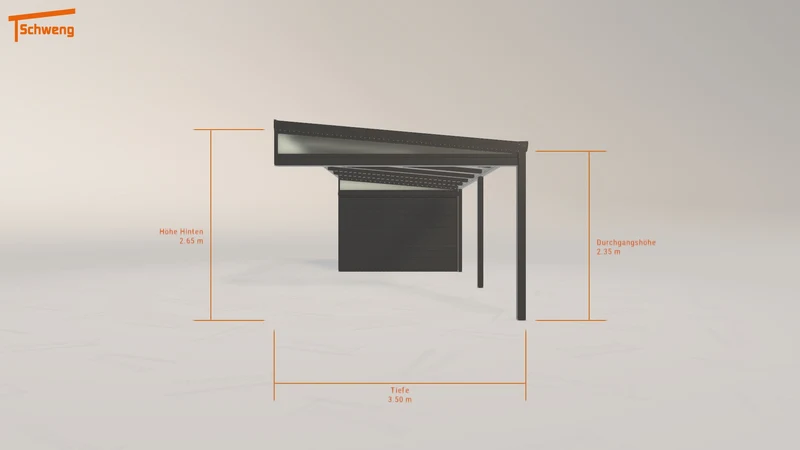#DE Schweng Terrassenüberdachung S400 (ID 2q544g)