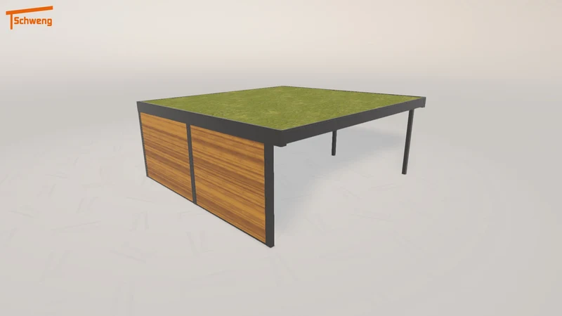 #DE Schweng Flachdachcarport C600+ (ID g73dr4) #MTG