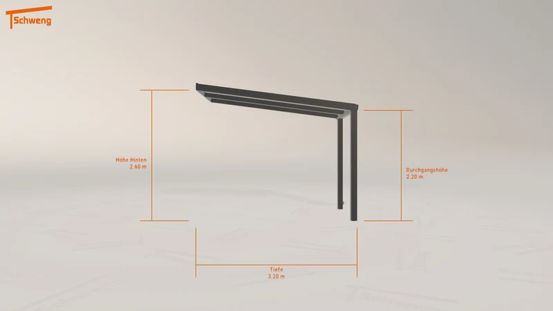 #DE Schweng Terrassenüberdachung S350 (ID 77w2mg)