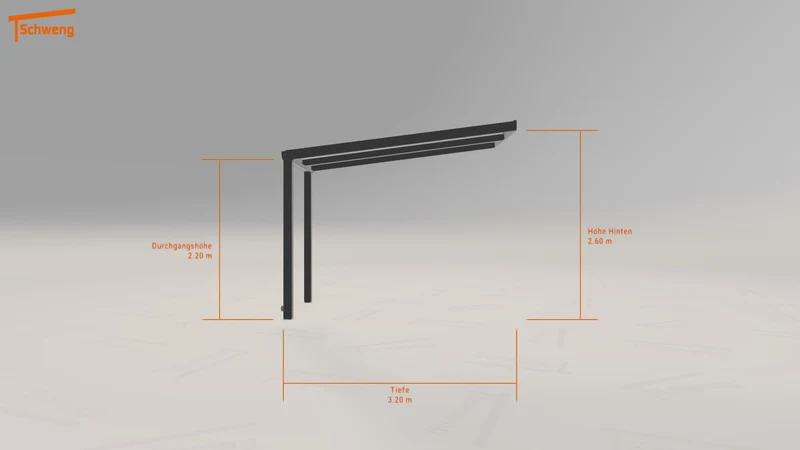 #DE Schweng Terrassenüberdachung S350 (ID 77w2mg)